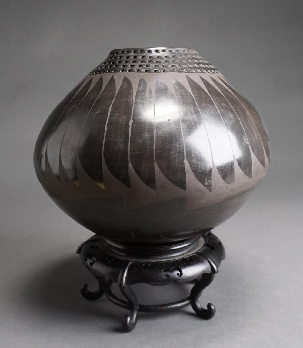 MEXICAN BLACK GLAZED POTTERY