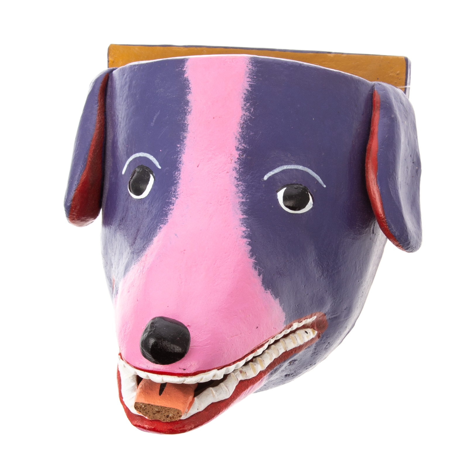 MEXICAN CERAMIC DOG PLANTER