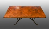 MEXICAN COPPER CLAD DINING TAB