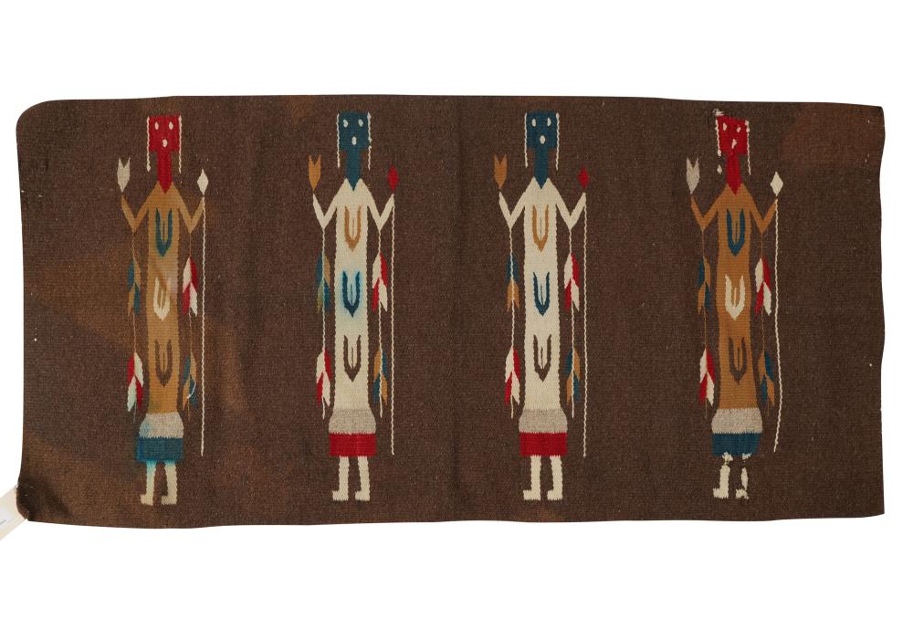 MEXICAN FIGURAL WOVEN MATMexican