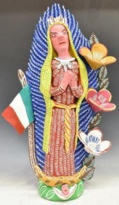 MEXICAN FOLK ART CERAMIC LA VI