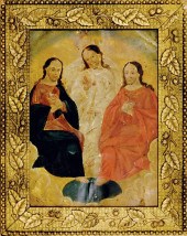 Mexican folk art retablo late