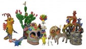 MEXICAN FOLK ART SCULPTURES OC