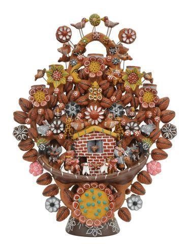 MEXICAN FOLK ART TWO-SIDED TREE