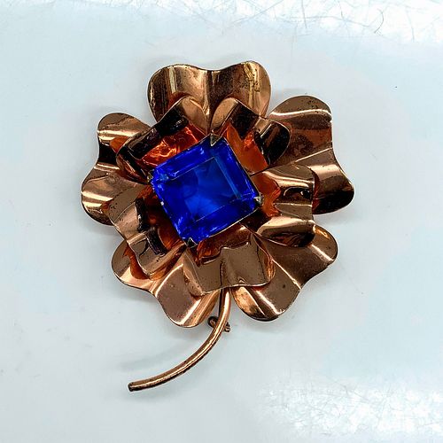 MEXICAN GOLD WASHED SILVER & BLUE