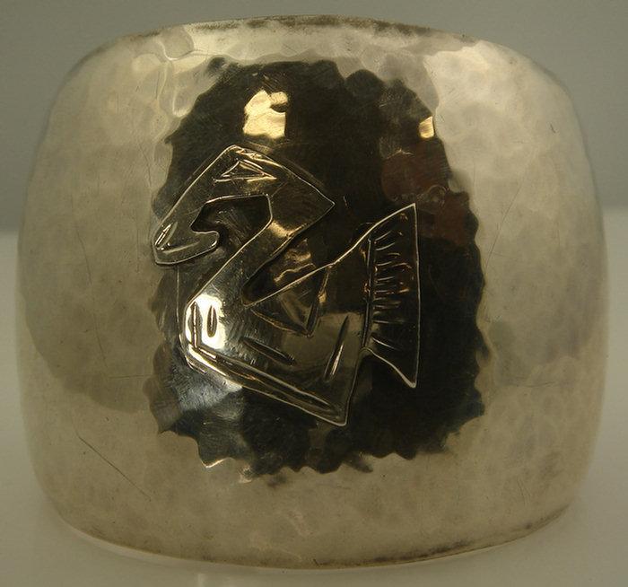 Mexican hammered sterling silver