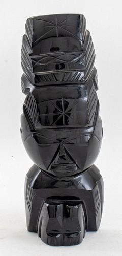MEXICAN MESOAMERICAN STYLE OBSIDIAN