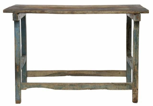 MEXICAN MESQUITE WOOD WORK TABLE,