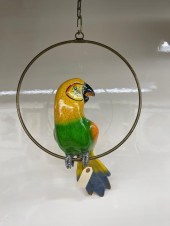 MEXICAN PAPIER-MâCHé PARROT ON