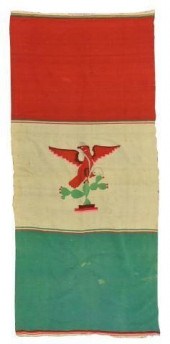 MEXICAN PICTORIAL FLAG SERAPE,