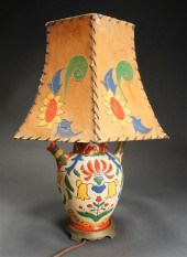 MEXICAN POLYCHROME CERAMIC JUG