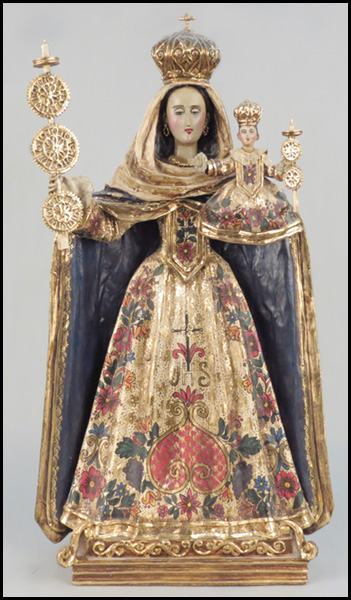 MEXICAN POLYCHROME DECORATED