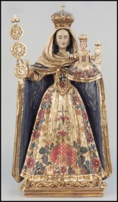 MEXICAN POLYCHROME DECORATED S
