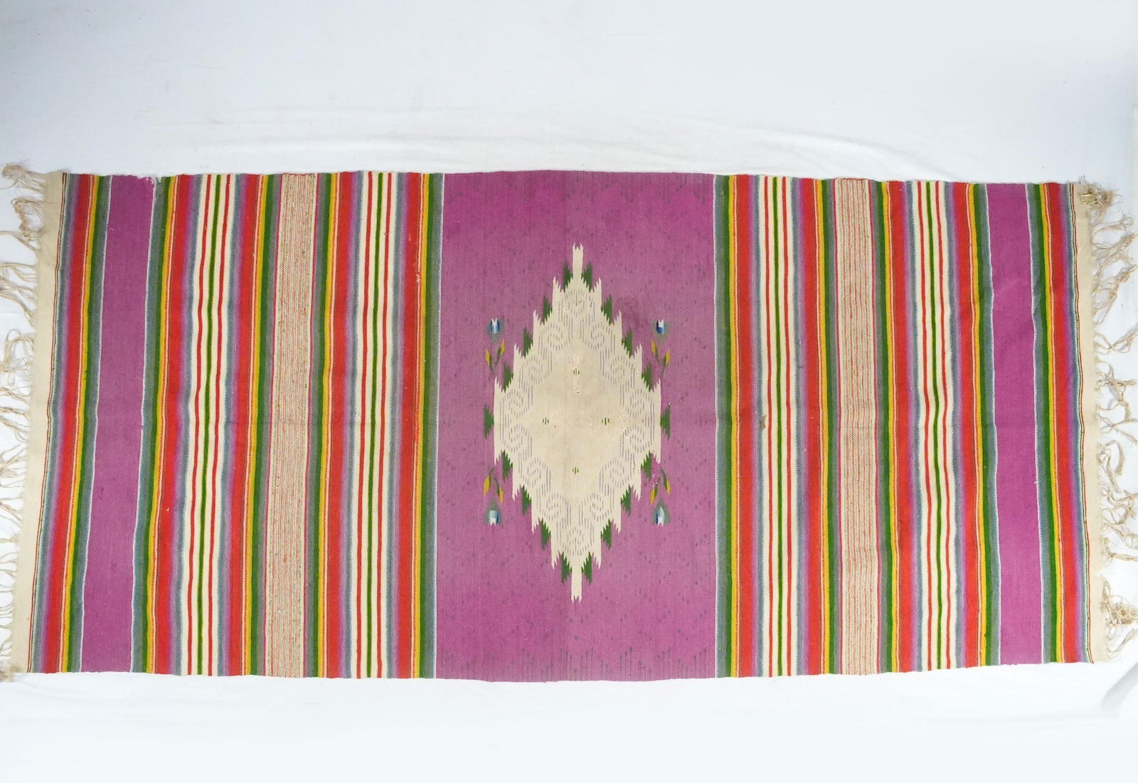 MEXICAN RAINBOW SALTILLO WEAVING