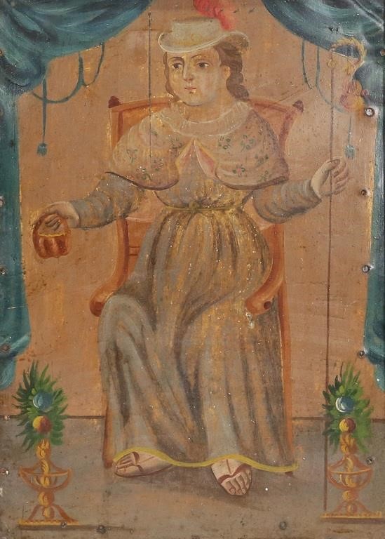 MEXICAN RETABLO OF SANTO NINO DE