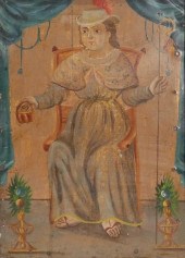 MEXICAN RETABLO OF SANTO NINO