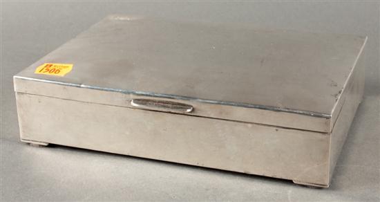 Mexican silver box, R. Carreno
