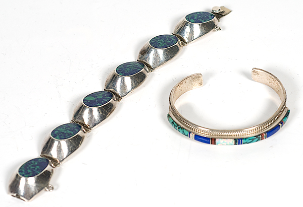 Mexican Silver Link Bracelet Plus