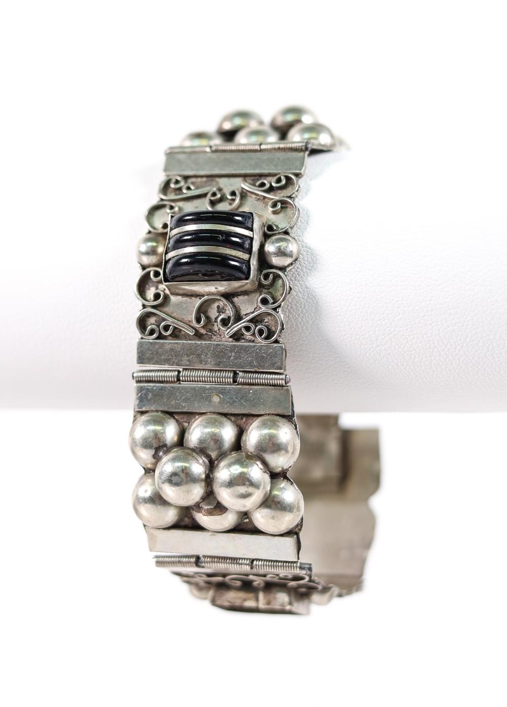 MEXICAN SILVER PLATE CUFF