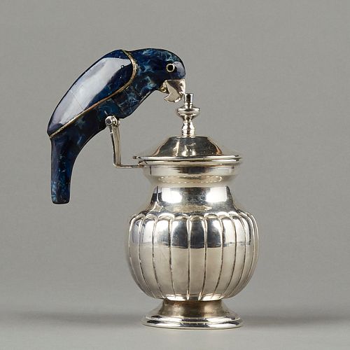 MEXICAN SILVER PLATED PITCHER W/