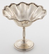 MEXICAN SILVER RUFFLED RIM COM