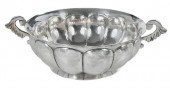 MEXICAN SILVER TWO HANDLE BOWL