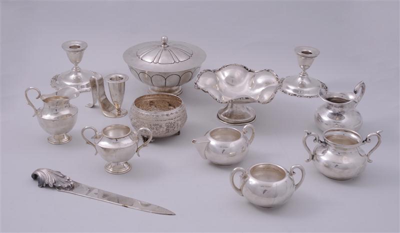 MEXICAN SMALL SILVER TABLE ARTICLES