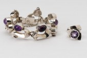 MEXICAN STERLING & AMETHYST BR