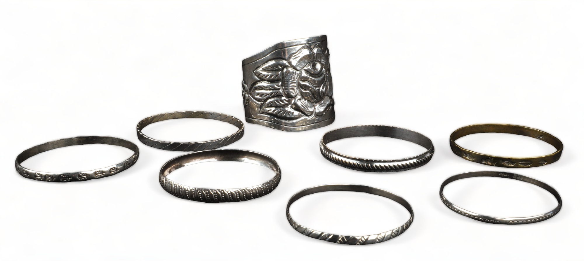 Mexican sterling Maciel cuff and