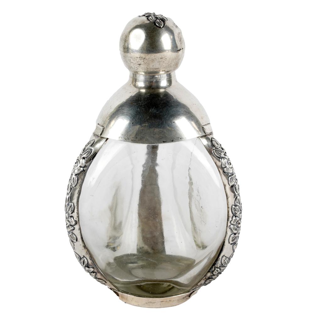 MEXICAN STERLING-MOUNTED GLASS