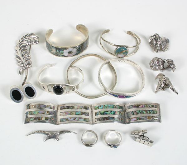 Mexican sterling silver assorted