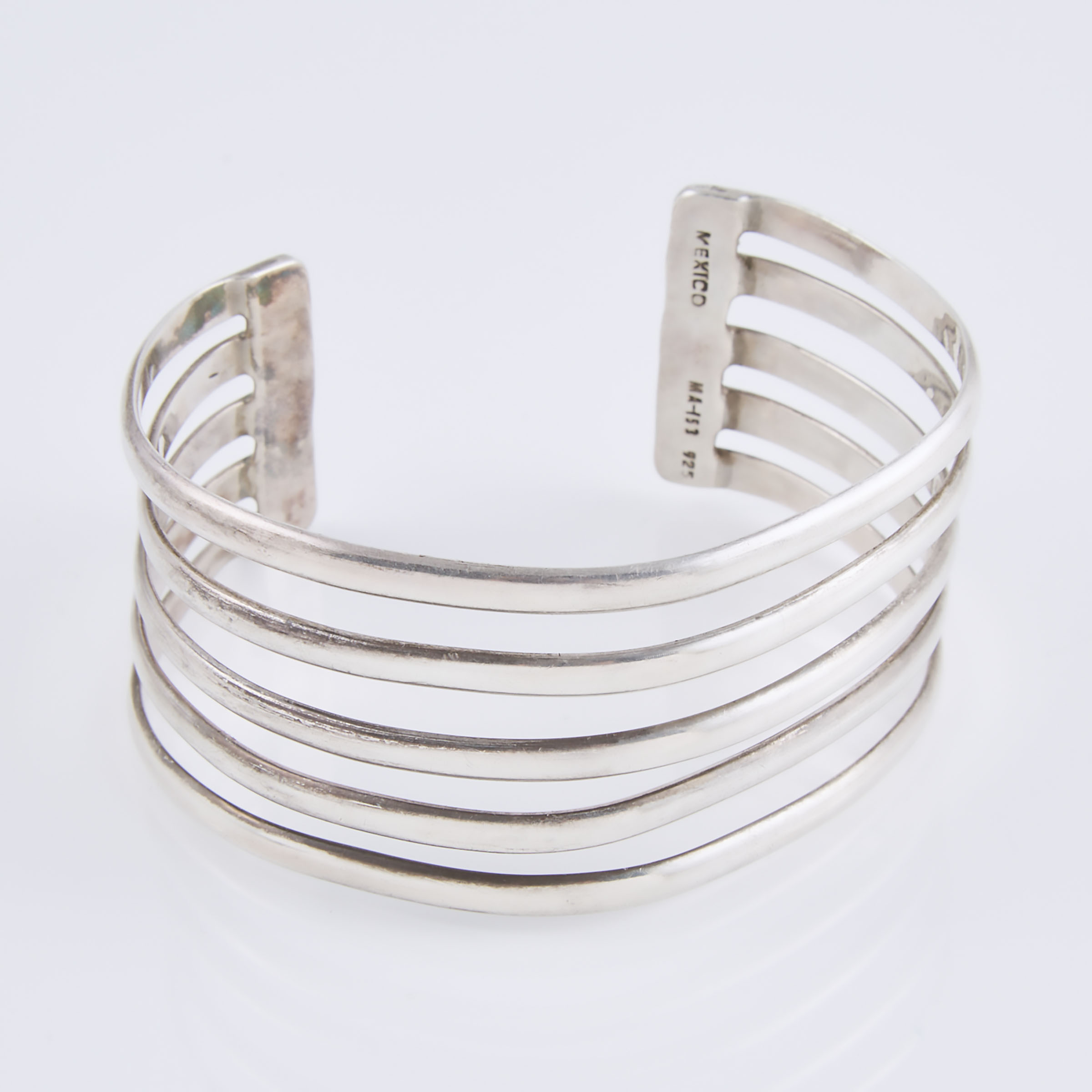 Mexican Sterling Silver Open Cuff