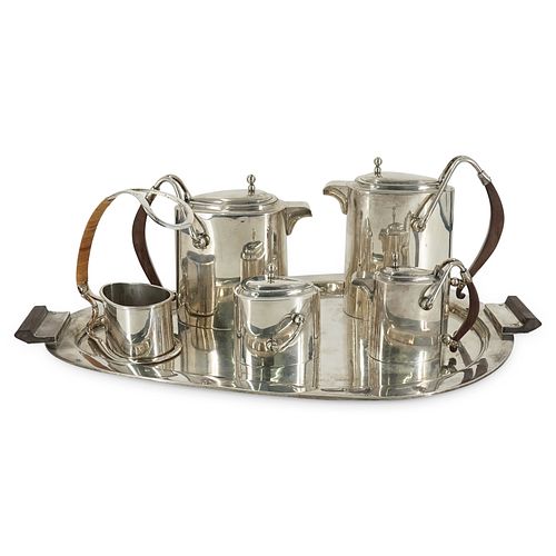 MEXICAN STERLING SILVER SIX-PIECE
