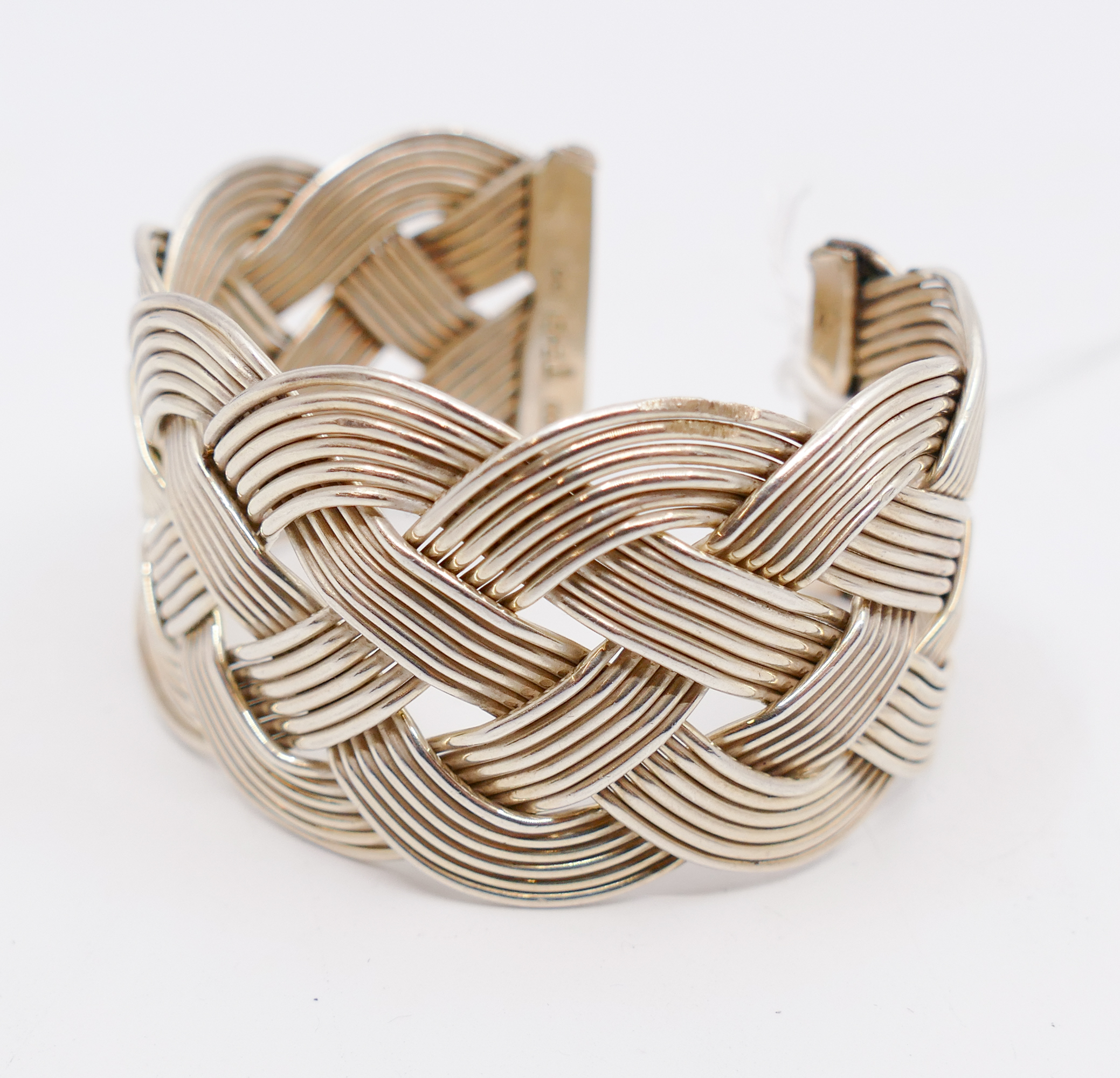 Mexican Sterling Woven Cuff