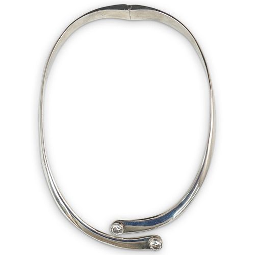 MEXICAN STERLING ZIRCONIA HINGED