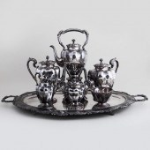 MEXICAN TAXCO SILVER SIX-PIECE