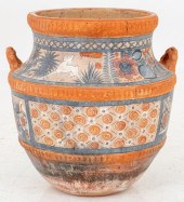 MEXICAN TONALA POTTERY URN JAR