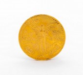 MEXICO 1945 50 PESOS GOLD CENT