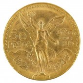 MEXICO 50 PESO GOLD 37.5G COIN