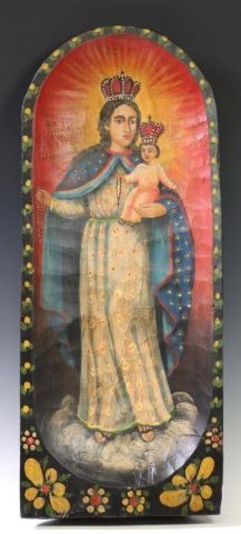 MEXICO CARVED ARCH OF OUR LADY OF