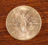 MEXICO FIFTY PESOS GOLD COIN,