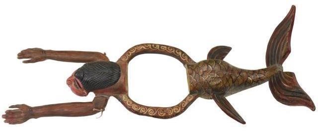 MEXICO FOLK ART CARVED & PAINTED