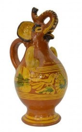 MEXICO REDWARE ELEPHANT PULQUE
