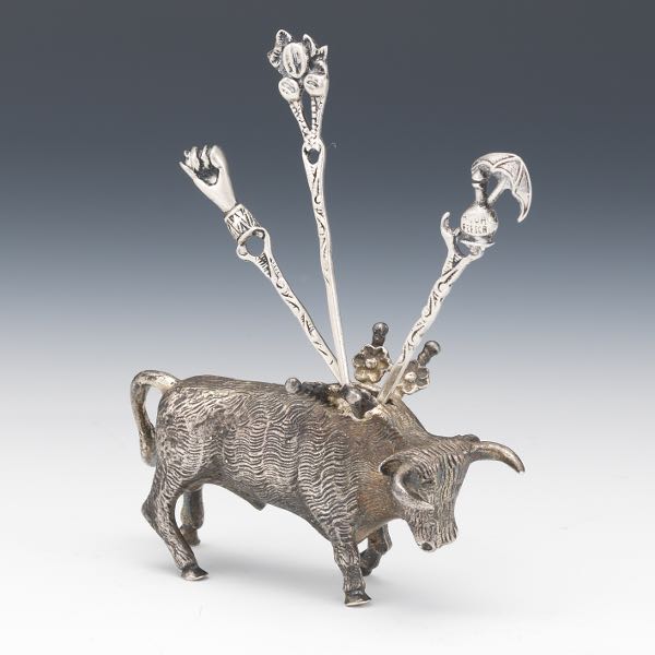 MEXICO STERLING SILVER NOVELTY BULL