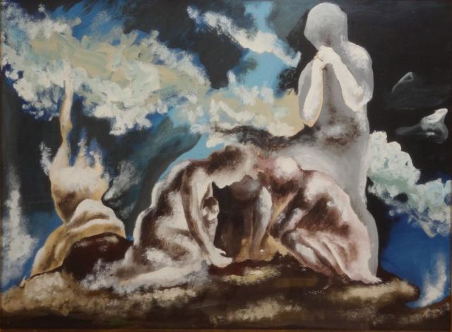 MEZA Guillermo. Gouache on Paper of