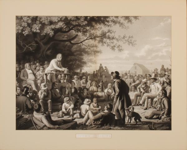 MEZZOTINT AFTER GEORGE CALEB