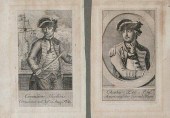 MEZZOTINT OF COMMANDER ESEK HO