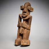 MFUMTE PEOPLES, CARVED WOOD FI