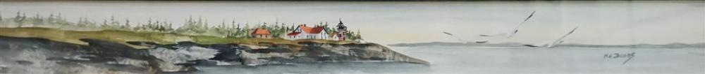 M.H. JACOBS, MAINE COASTLINE,