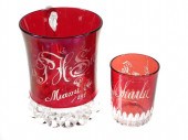 MIAMI RUBY GLASS MUG SOUVENIRI